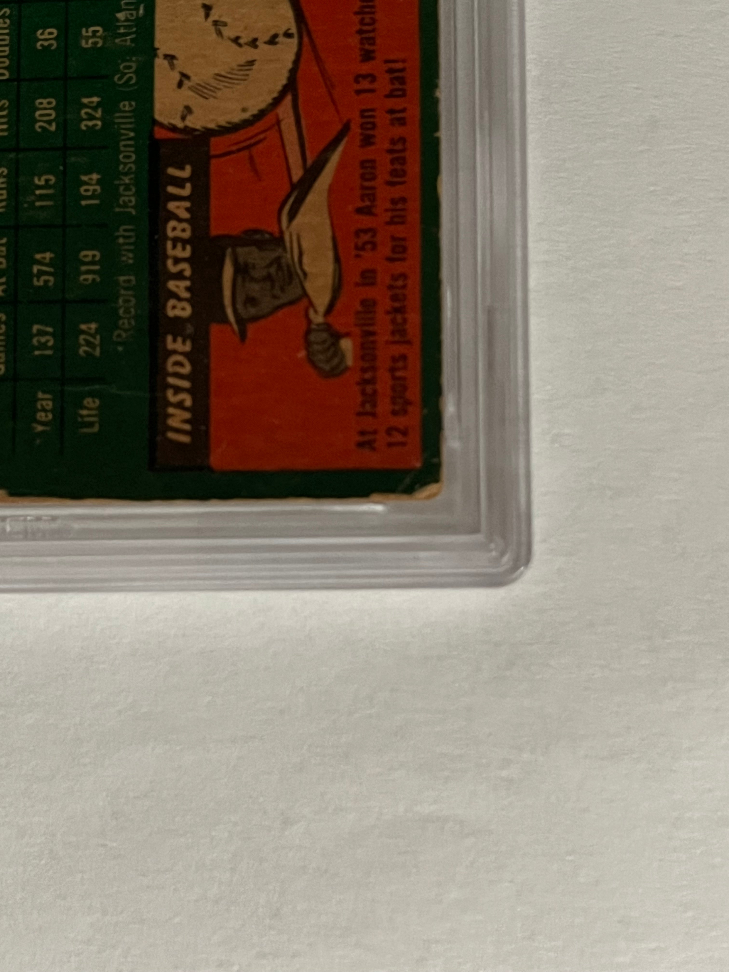 1954 Topps Hank Aaron (Rookie) #128 MBA 1