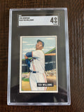 Beautiful 1951 Bowman Ted Williams SGC 4