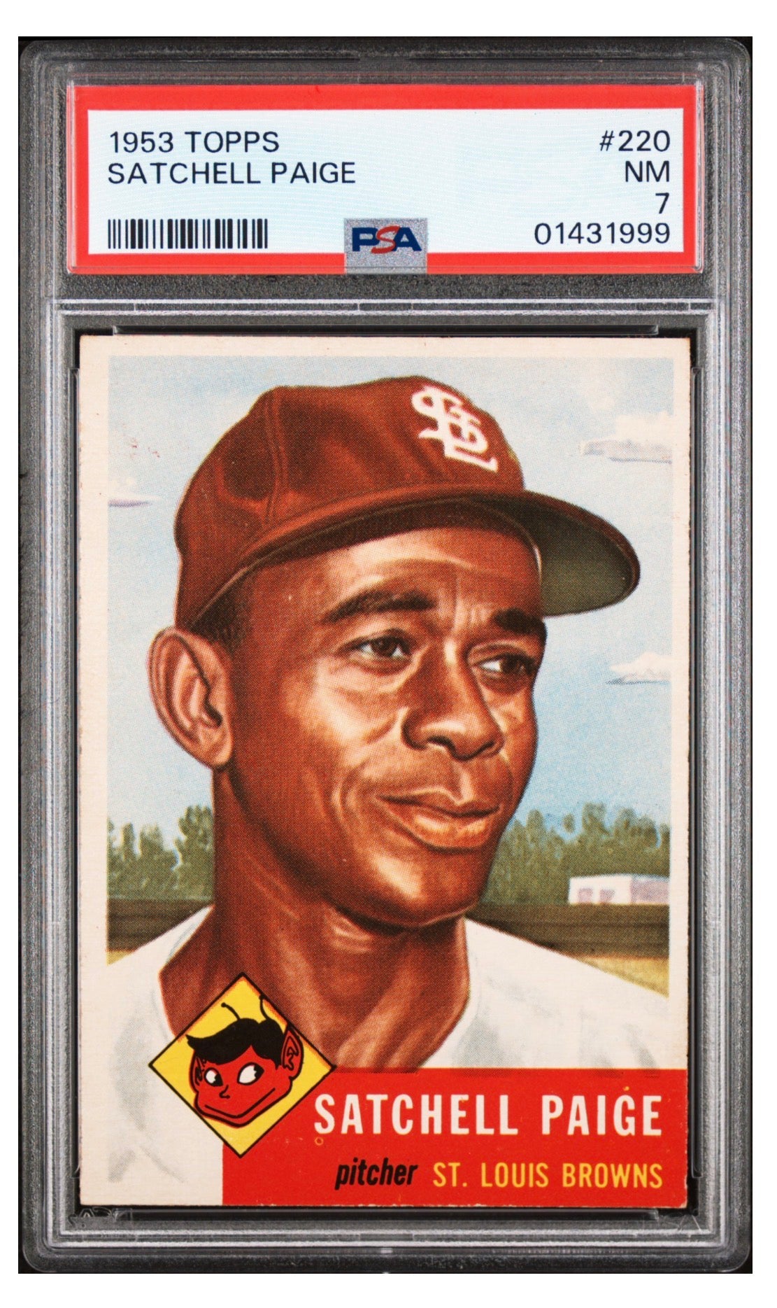 1953 Topps Satchel Paige #220 PSA 7