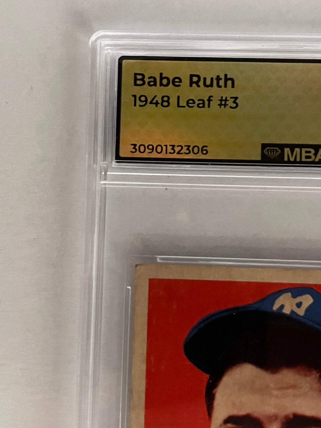 Perfectly Centered 1948 Leaf Babe Ruth #3 MBA 3