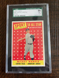 Nicely centered 1958 Topps A.S. Mickey Mantle SGC 7.5