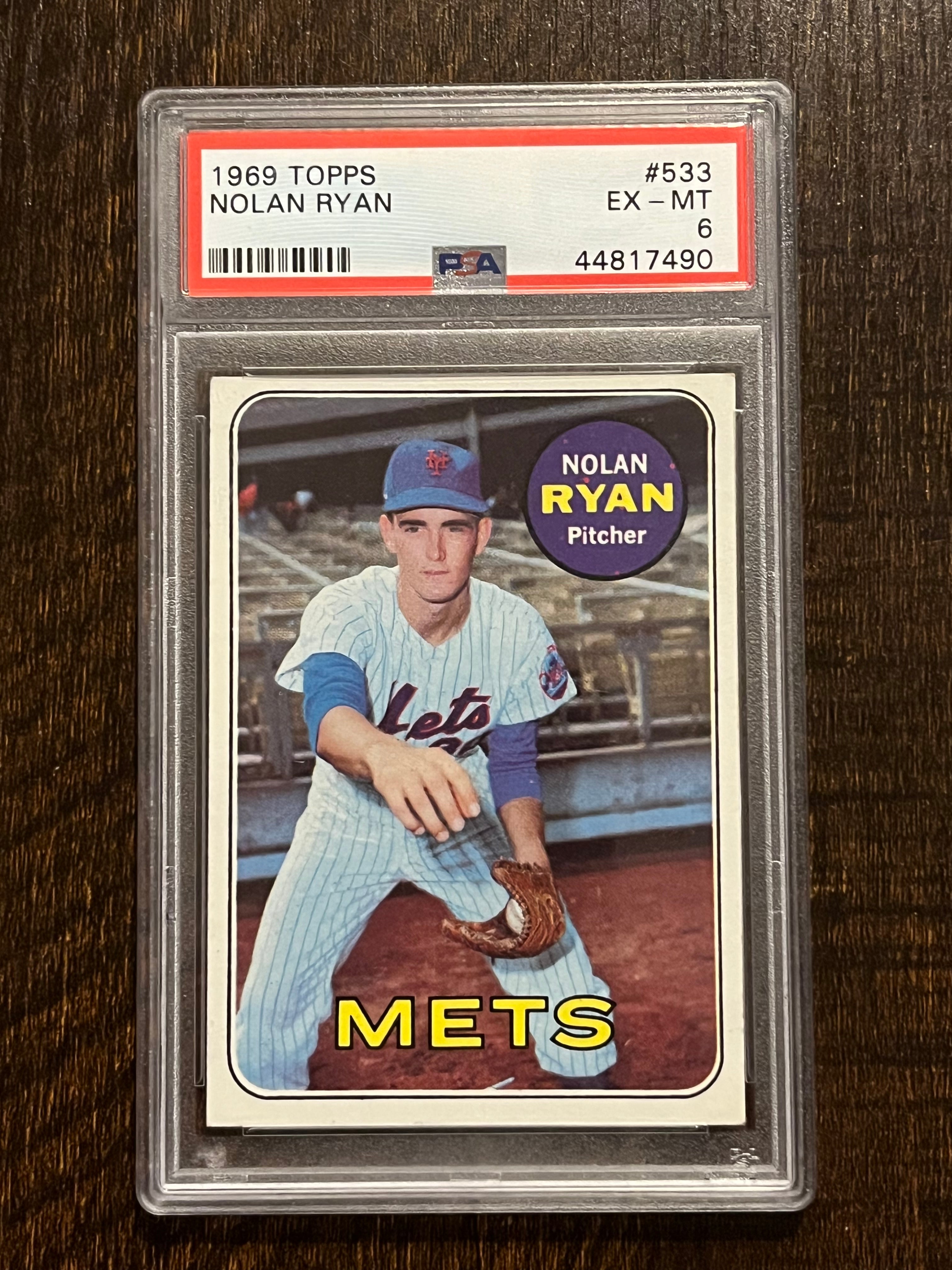 1969 Topps Nolan Ryan PSA 6