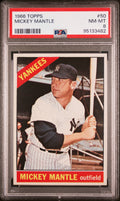 The nicest and most centered 1966 Topps Mickey Mantle PSA 8