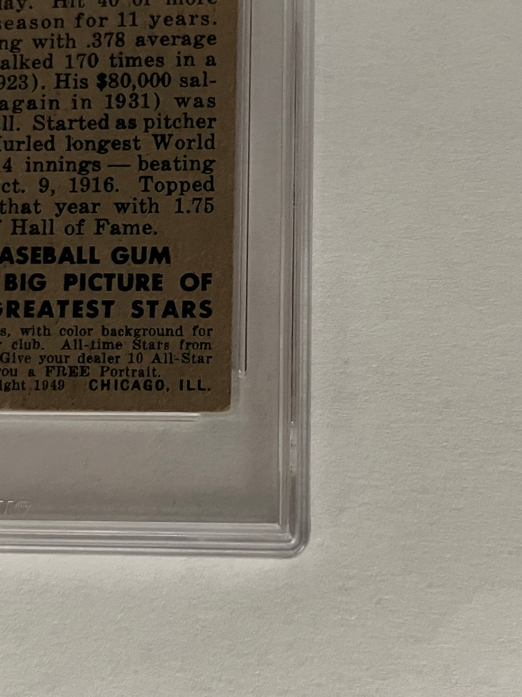 Perfectly Centered 1948 Leaf Babe Ruth #3 MBA 3
