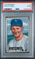1951 Bowman Whitey Ford PSA 2