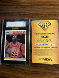 1987 Fleer Michael Jordan SGC 8.5 MBA Gold