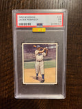 1950 Bowman Jackie Robinson PSA 1.5 MBA 2 Gold